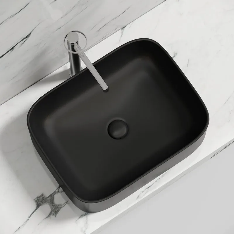 Раковина Ceramicanova Element CN6052MB черная матовая Sancos — официальный сайт