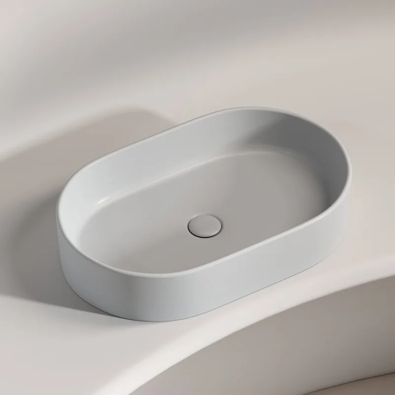 Раковина Ceramicanova Element CN6048MSG серая матовая Sancos — официальный сайт