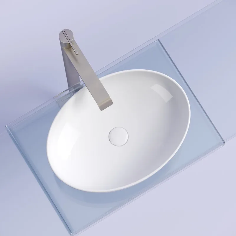 Раковина Ceramicanova Element CN6056 белая глянцевая Sancos — официальный сайт
