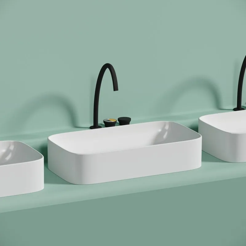Раковина Ceramicanova Element CN6054MW белая матовая Sancos — официальный сайт