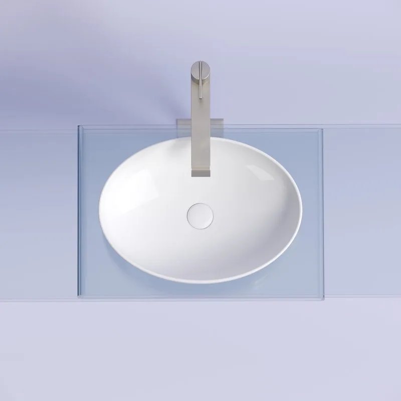Раковина Ceramicanova Element CN6056 белая глянцевая Sancos — официальный сайт