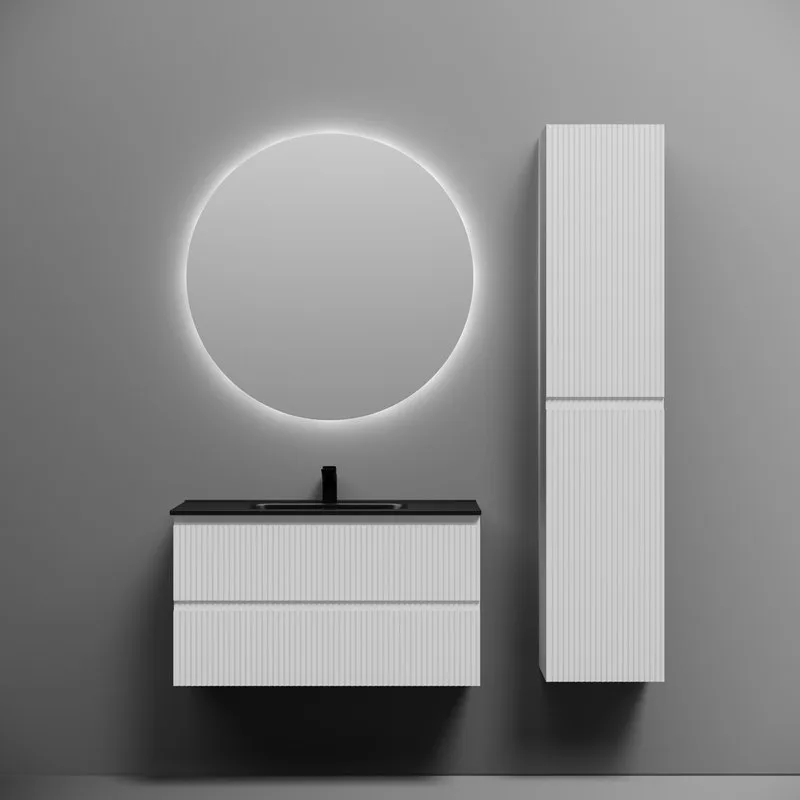 Тумба с раковиной Sancos Snob R 90 bianco, раковина CN7002MB Sancos — официальный сайт
