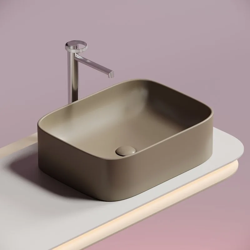 Раковина Ceramicanova Element CN6052MC капучино матовая Sancos — официальный сайт