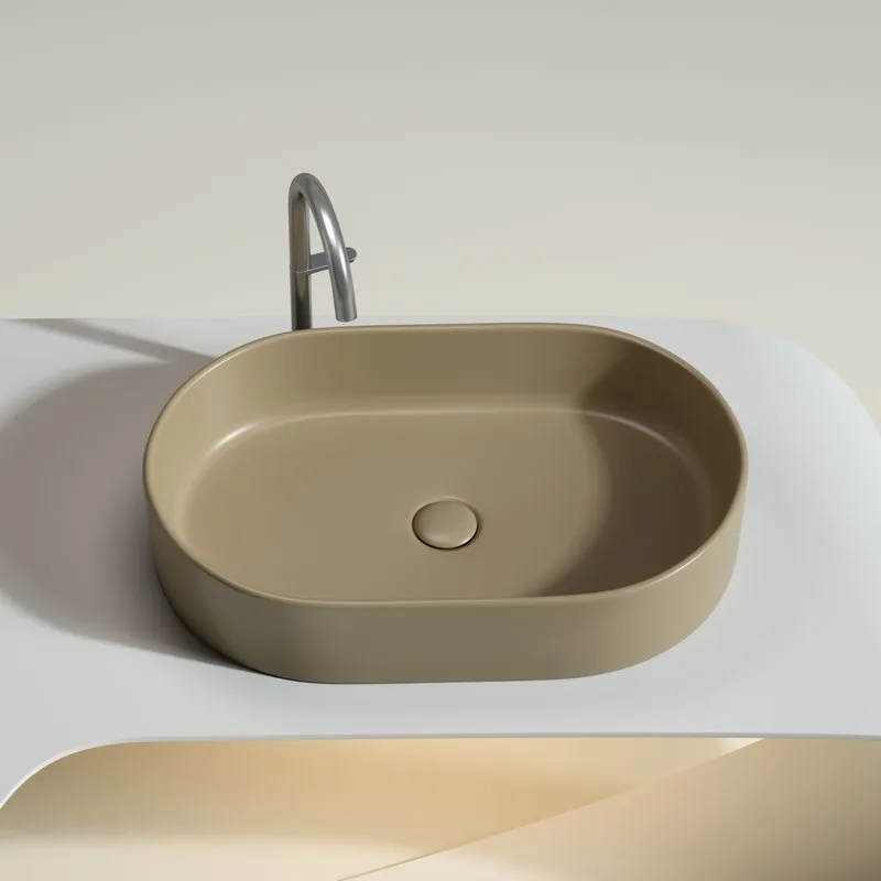 Раковина Ceramicanova Element CN6048MC капучино матовая Sancos — официальный сайт