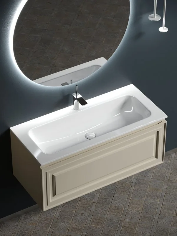 Тумба под раковину Sancos Very 100 подвесная Beige soft (капучино), VR100CE Sancos — официальный сайт