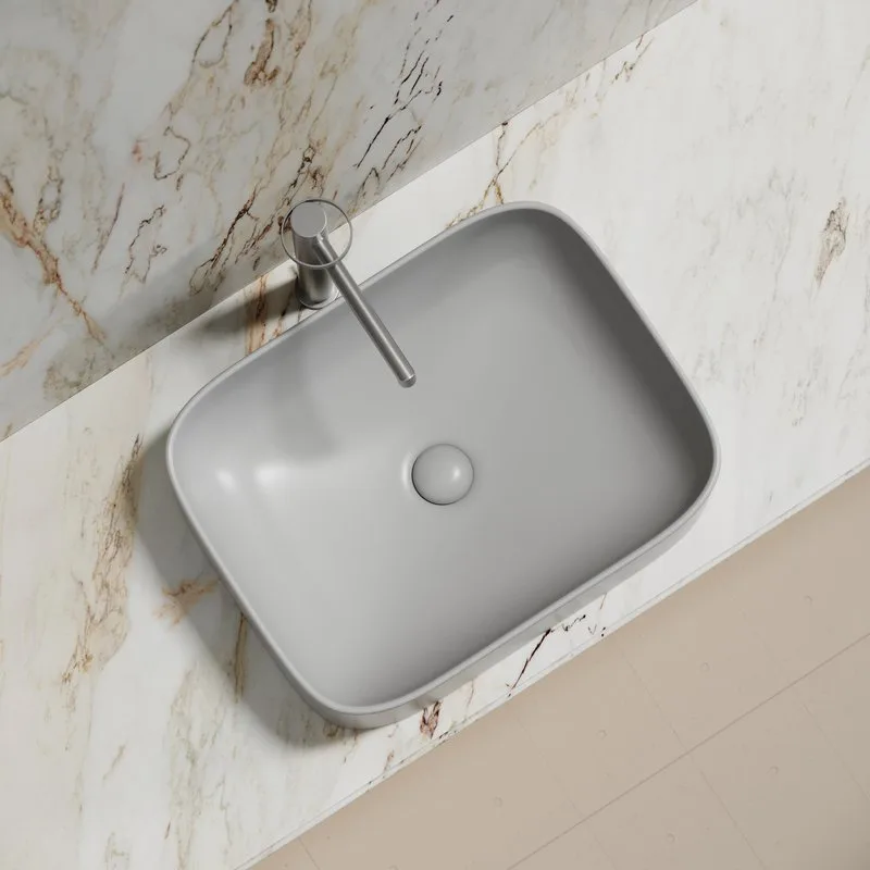Раковина Ceramicanova Element CN6052MSG серая матовая Sancos — официальный сайт