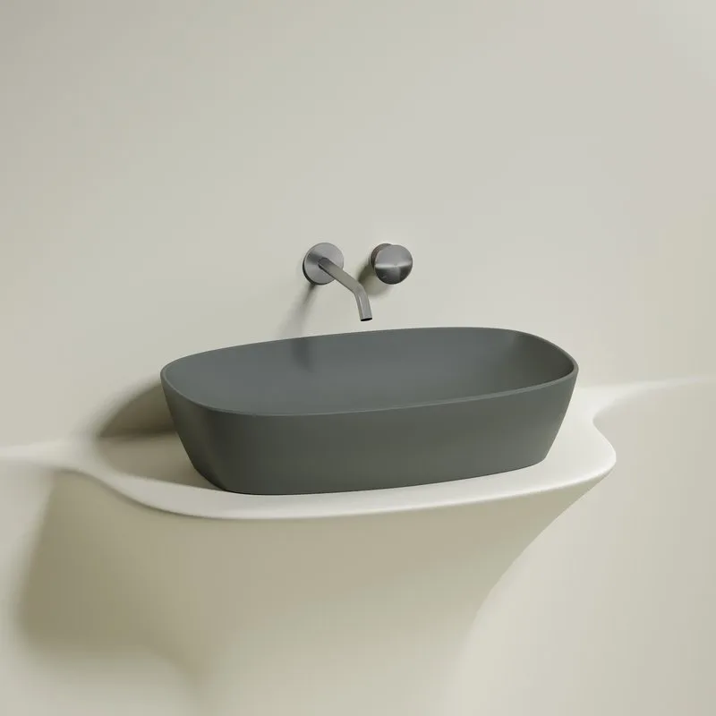 Раковина Ceramicanova Element CN6049MH антрацит матовая Sancos — официальный сайт