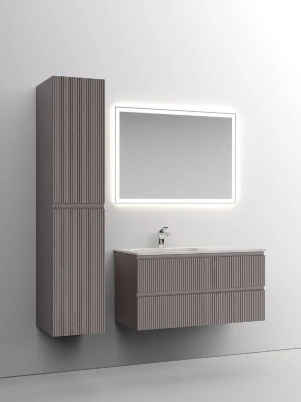 Тумба под раковину Sancos Snob T 100 подвесная Doha soft (пыльная роза), SNT100LSM Sancos — официальный сайт