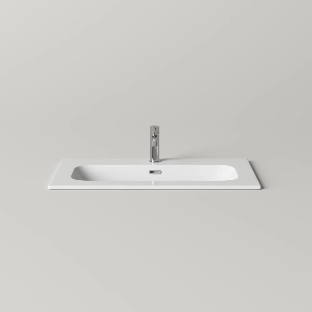 Мебельная раковина Ceramicanova Lucia CN6096 белый Sancos — официальный сайт