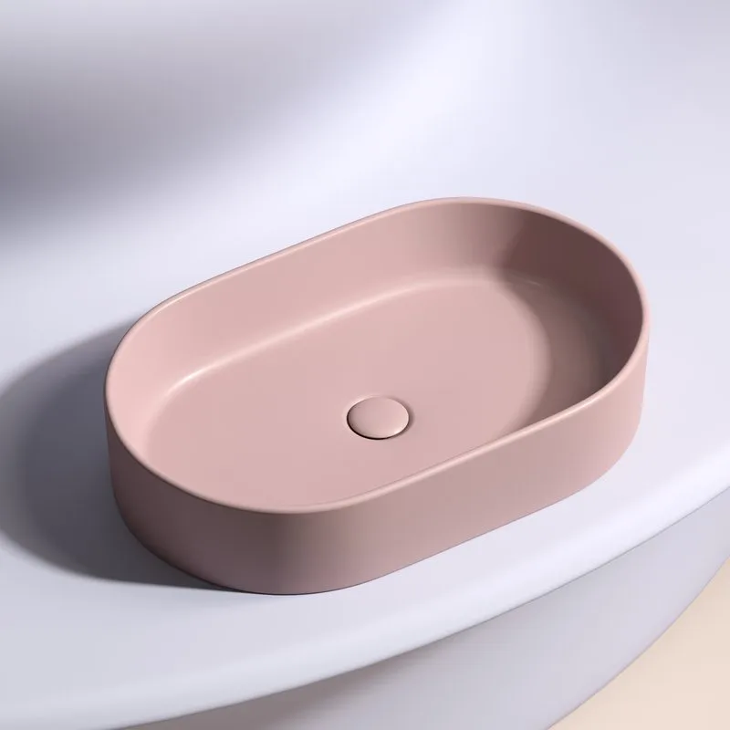 Раковина Ceramicanova Element CN6048MP розовая матовая Sancos — официальный сайт