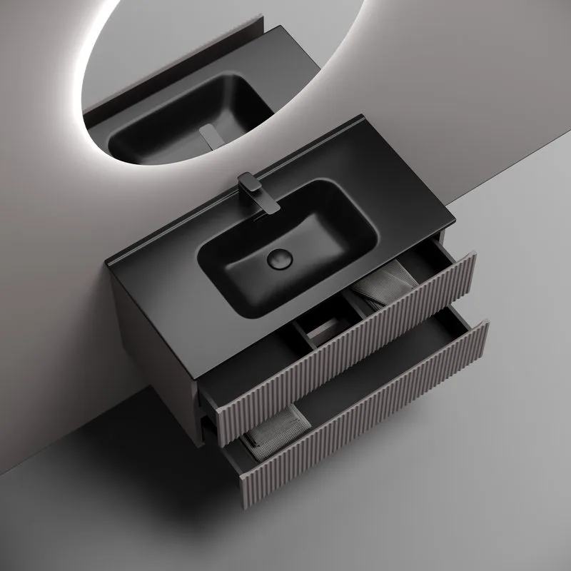 Тумба с раковиной Sancos Snob R 90 doha soft, раковина CN7002MB Sancos — официальный сайт
