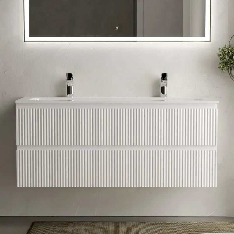 Тумба с раковиной Sancos Snob R 120 см, bianco, раковина CN7016 Sancos — официальный сайт