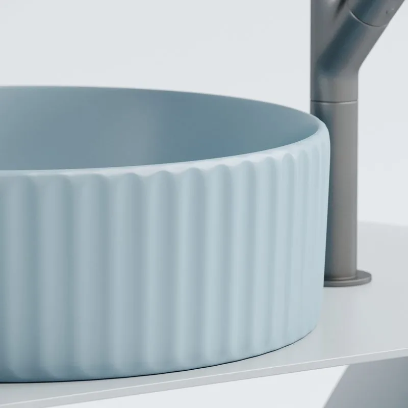Раковина Ceramicanova Element CN6057ML голубой матовый Sancos — официальный сайт