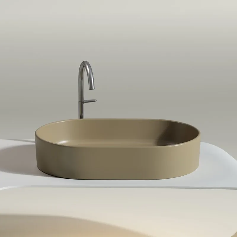 Раковина Ceramicanova Element CN6048MC капучино матовая Sancos — официальный сайт