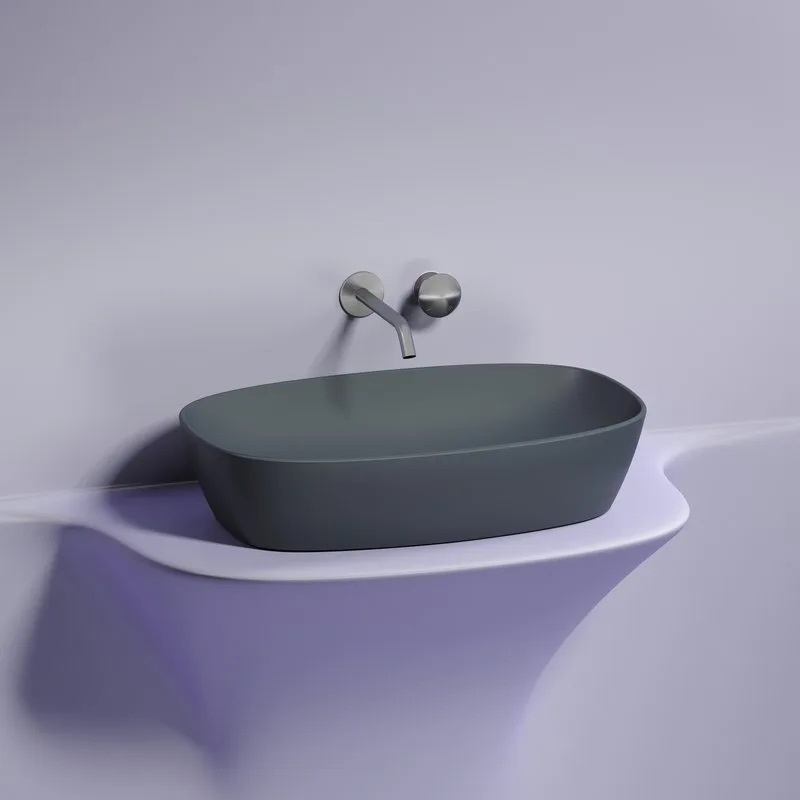 Раковина Ceramicanova Element CN6049MDH темный антрацит матовая Sancos — официальный сайт