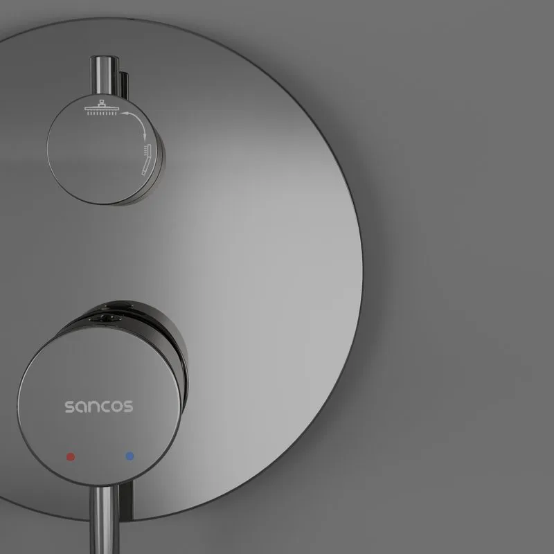 Душевой комплект Sancos Select SC3003CH хром, С ВНУТРЕННЕЙ ЧАСТЬЮ Sancos — официальный сайт