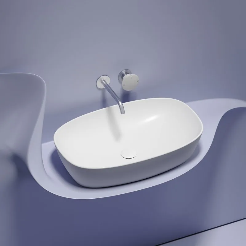Раковина Ceramicanova Element CN6049MW белая матовая Sancos — официальный сайт