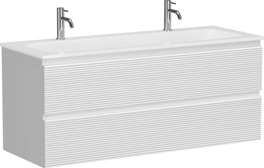 Тумба с раковиной Sancos Folk 120 на двоих, bianco Sancos — официальный сайт