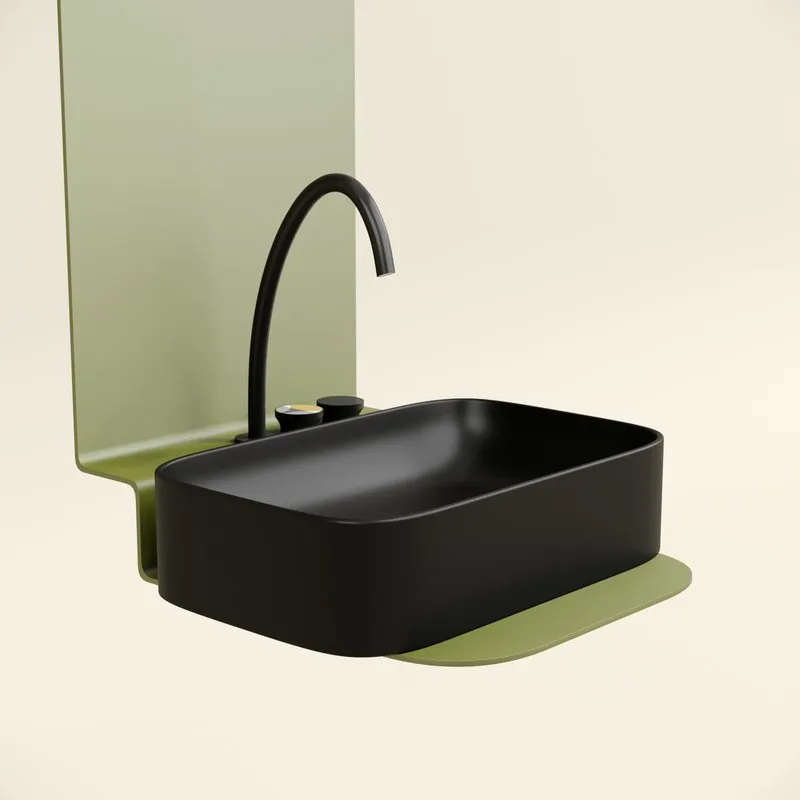 Раковина Ceramicanova Element CN6053MB черная матовая Sancos — официальный сайт