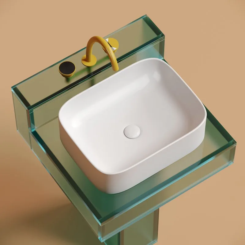 Раковина Ceramicanova Element CN6052MW белая матовая Sancos — официальный сайт