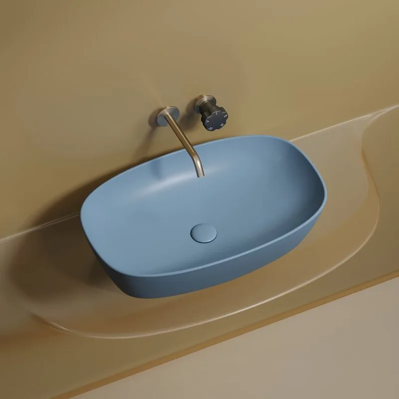 Раковина Ceramicanova Element CN6049ML голубая матовая Sancos — официальный сайт