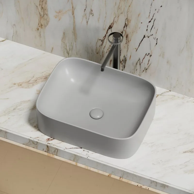Раковина Ceramicanova Element CN6052MSG серая матовая Sancos — официальный сайт