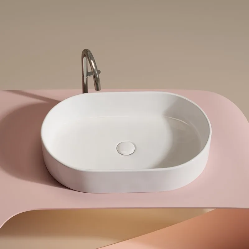 Раковина Ceramicanova Element CN6048 белая Sancos — официальный сайт