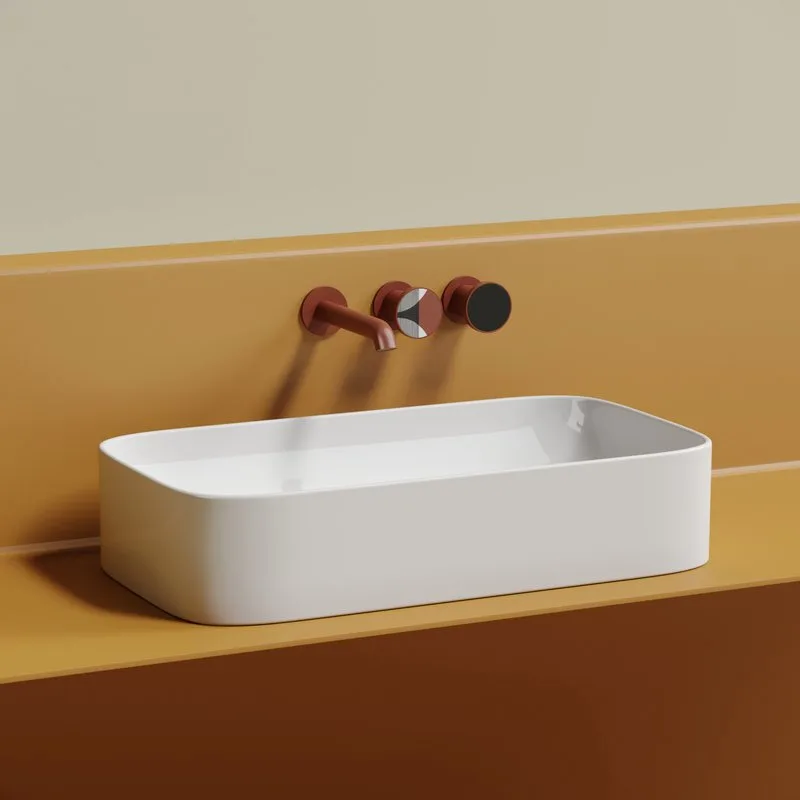 Раковина Ceramicanova Element CN6054 белая глянцевая Sancos — официальный сайт