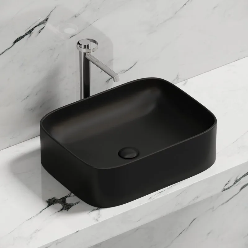 Раковина Ceramicanova Element CN6052MB черная матовая Sancos — официальный сайт