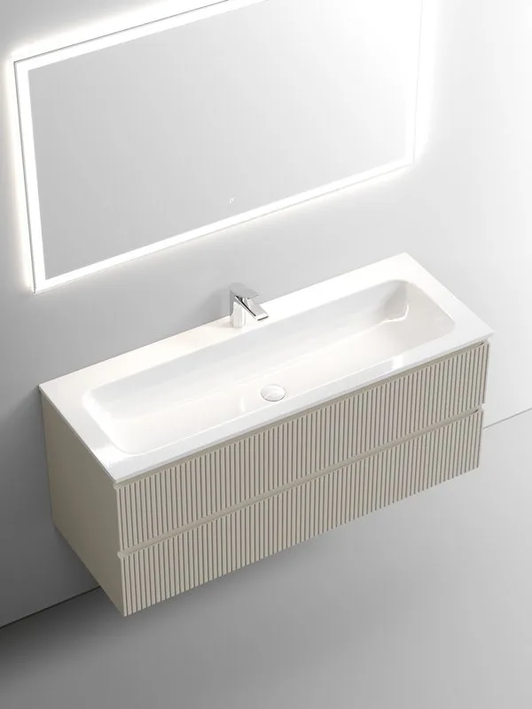 Тумба под раковину Sancos Snob T 120 подвесная Beige soft (капучино), SNT120CE Sancos — официальный сайт