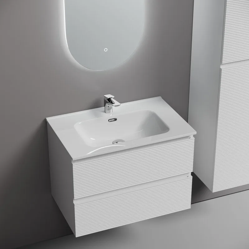 Тумба под раковину Sancos Folk 70 подвесная Bianco (белый), FL70W Sancos — официальный сайт
