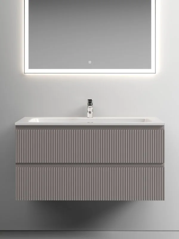 Тумба под раковину Sancos Snob T 100 подвесная Doha soft (пыльная роза), SNT100SM Sancos — официальный сайт