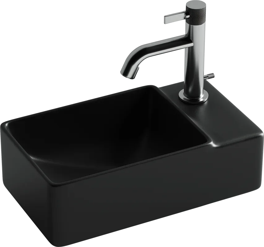 Рукомойник Ceramicanova Element CN5045MB R черный матовый Sancos — официальный сайт