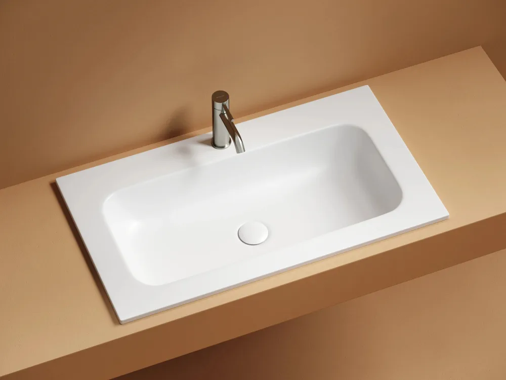 Мебельная раковина Ceramicanova Grace CN7012MW 80. белая матовая Sancos — официальный сайт