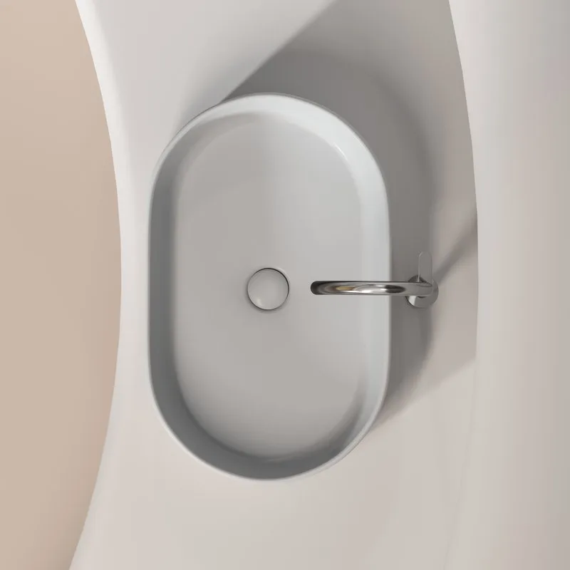 Раковина Ceramicanova Element CN6048MSG серая матовая Sancos — официальный сайт