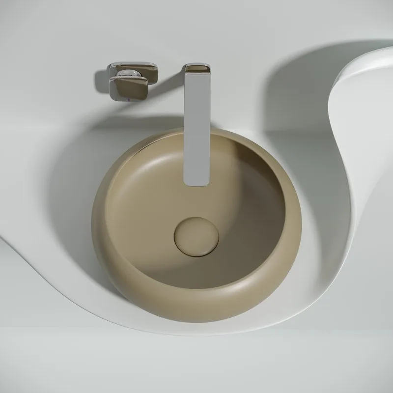 Раковина Ceramicanova Element CN6050MC капучино матовая Sancos — официальный сайт