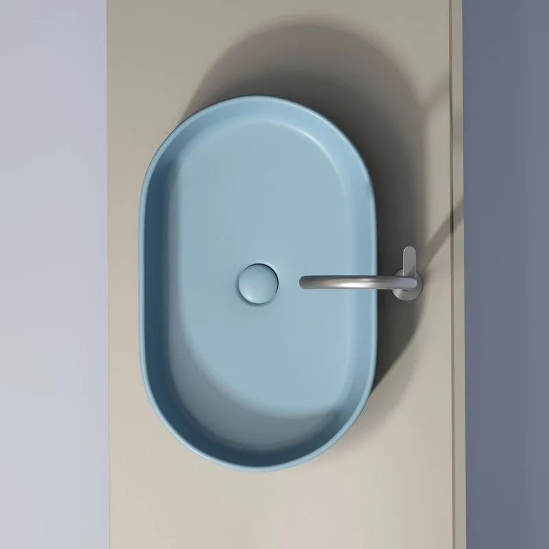 Раковина Ceramicanova Element CN6048ML голубая матовая Sancos — официальный сайт