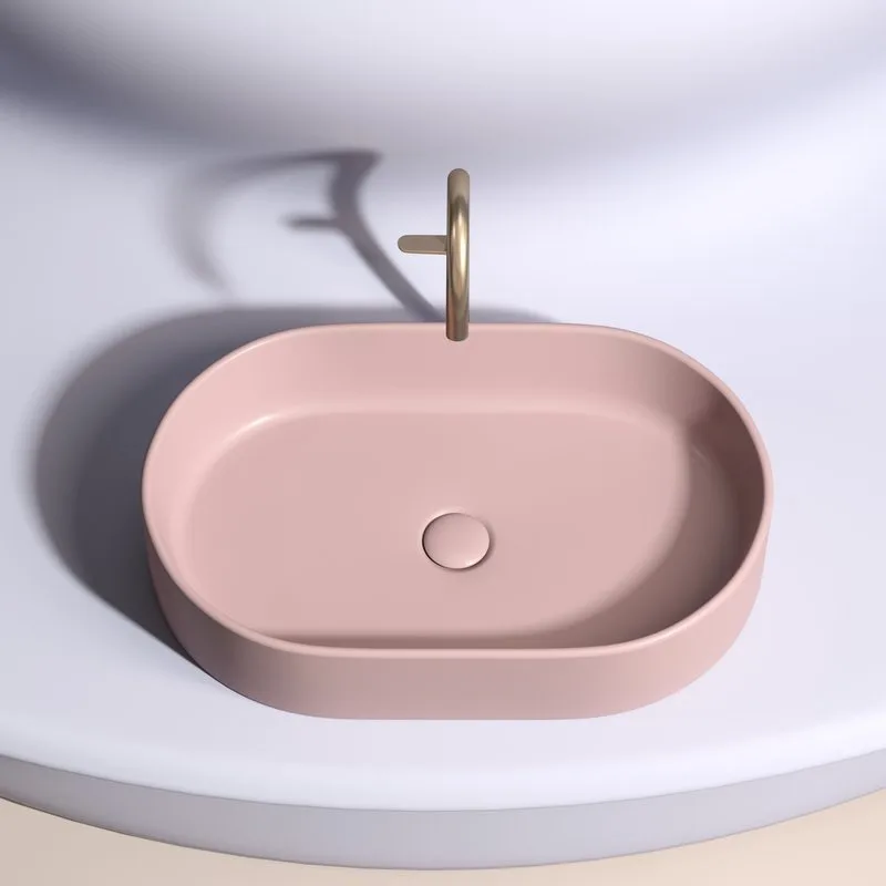 Раковина Ceramicanova Element CN6048MP розовая матовая Sancos — официальный сайт