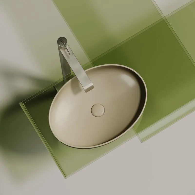 Раковина Ceramicanova Element CN6056MC капучино матовая Sancos — официальный сайт