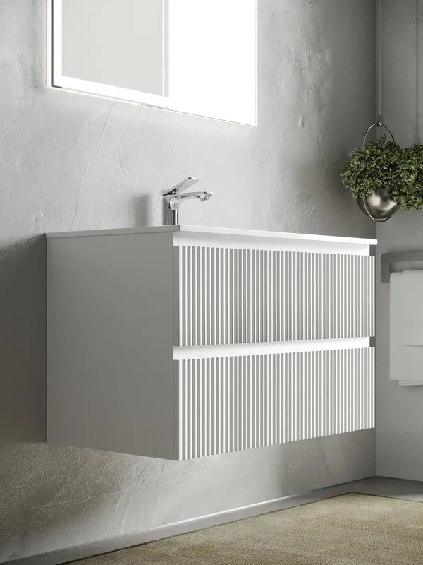 Тумба под раковину Sancos Snob R 80 подвесная Bianco (белый), SNR80W Sancos — официальный сайт