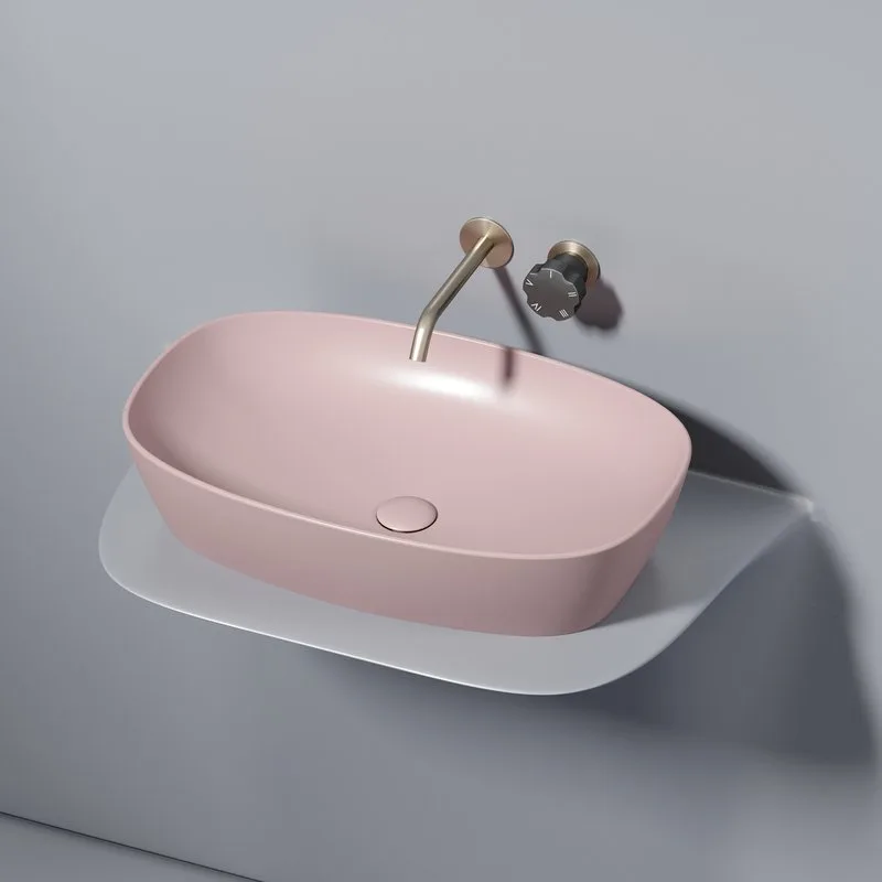 Раковина Ceramicanova Element CN6049MP розовая матовая Sancos — официальный сайт