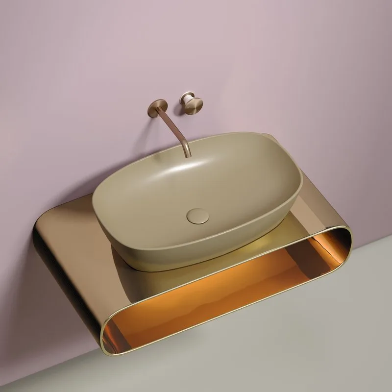 Раковина Ceramicanova Element CN6049MC капучино матовая Sancos — официальный сайт