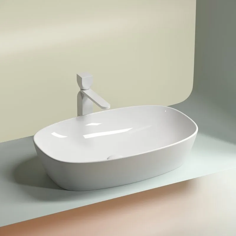 Раковина Ceramicanova Element CN6049 белая глянцевая Sancos — официальный сайт