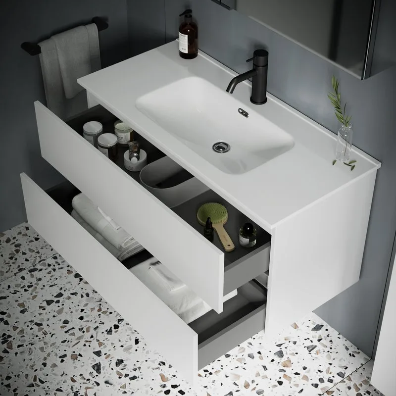 Тумба с раковиной Sancos Urban 120 см белый глянец Sancos — официальный сайт