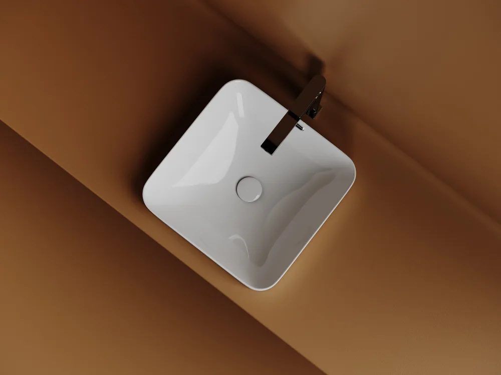 Встраиваемая раковина Ceramicanova Element CN6077 ,белый Sancos — официальный сайт