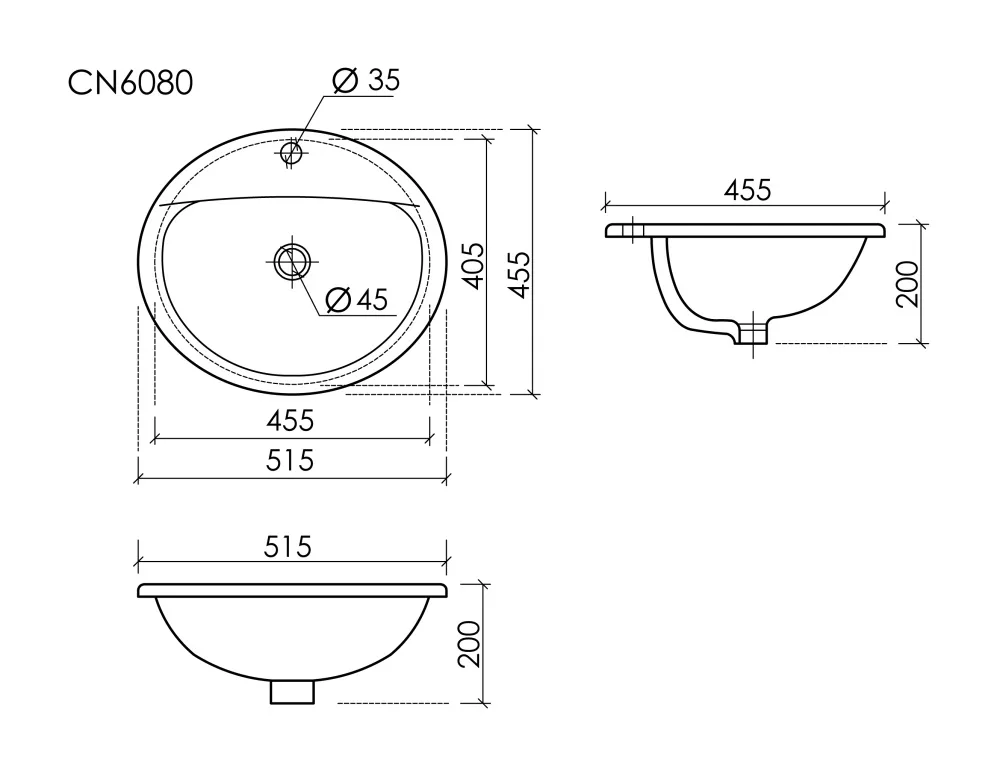 Раковина Ceramicanova Sun CN6080 ,белый Sancos — официальный сайт
