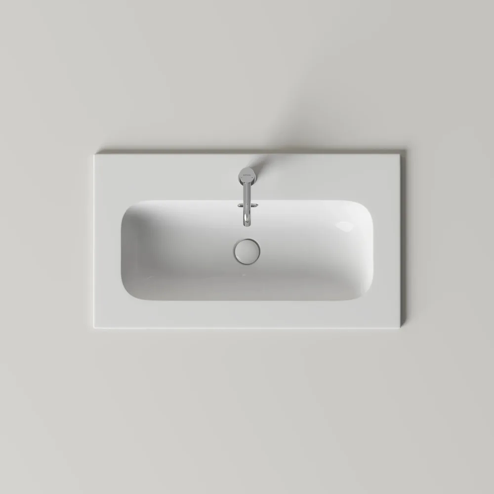 Мебельная раковина Ceramicanova Lucia CN6096 белый Sancos — официальный сайт