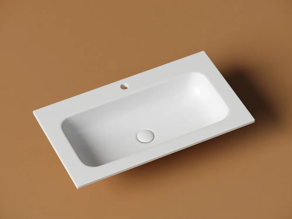 Мебельная раковина Ceramicanova Grace CN7012MW 80. белая матовая Sancos — официальный сайт