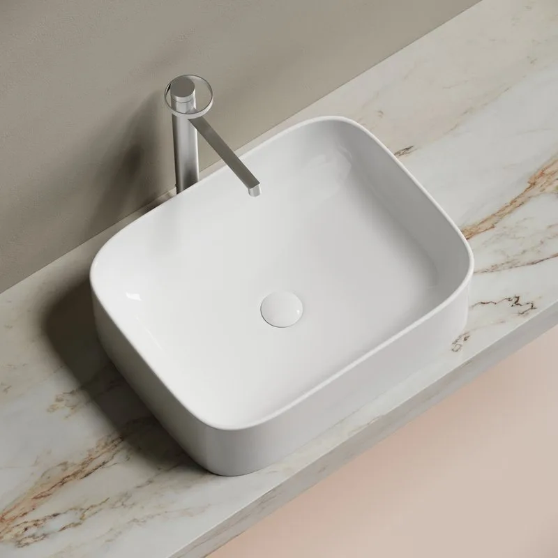 Раковина Ceramicanova Element CN6052 белая глянцевая Sancos — официальный сайт