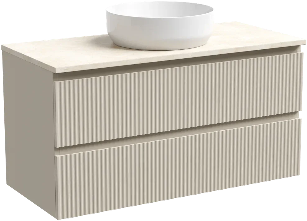 Тумба под раковину со столешницей Sancos Snob R 100 beige soft, столешница бежевая Sancos — официальный сайт